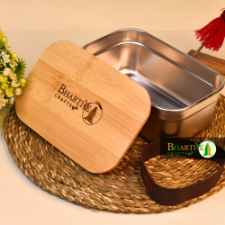 Bamboo Lunch Box | Eco-Friendly Bento Box | Sustainable Wooden Tiffin
