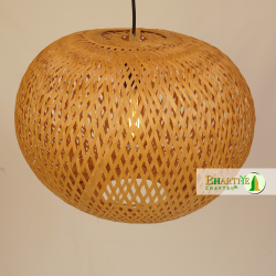 Bamboo Round Braided Ceiling Hanging Pendant Chandelier Lamp Shade