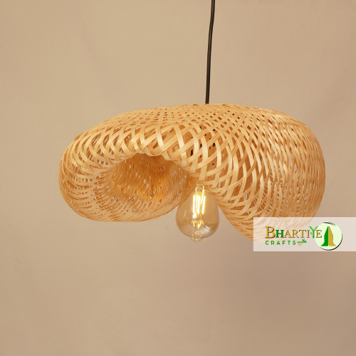 S Curve Unique Handmade Woven Bamboo Hanging Rattan Chandelier Lamp Shade S Curve Unique Handmade Woven Bamboo Hanging Rattan Chandelier Lamp Shade