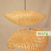 S Curve Unique Handmade Woven Bamboo Hanging Rattan Chandelier Lamp Shade S Curve Unique Handmade Woven Bamboo Hanging Rattan Chandelier Lamp Shade