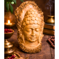 Bamboo Root Buddha Statue | Handmade Natural Meditation Decor (#BP0003-00-00)