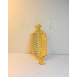 Bamboo Boat Shaped Basket/Tokri - 12*5 Inch (#EFBH0162-00)