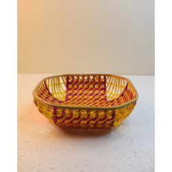 Bamboo Carrom Basket/Tokri - 9 Inch (#EFBH0094-00)