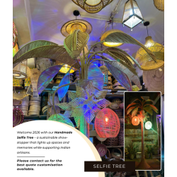 Handmade Selfie Light Tree | Event Photo Prop & Decorative Lighting Decor Collection (#CP0021)