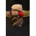 Valentine Designer Bamboo Pen Stand with Shola Flowers | Eco-Friendly Desk Gift – Bhartiye Crafts