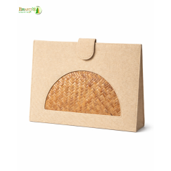 Bhartiye Crafts | Handcrafted Jute File Folder with Woven Design | Eco-Friendly Document Holder | Artisans from Jharkhand