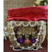 Kauna grass bag with heavy Embroidery