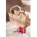 Handmade Kauna Grass Jali Shopping Bag (16×16×7 inch) | Durable Eco-Friendly Hand Bag | Manipur North East Craft by Bhartiye Crafts