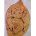 Handcrafted Bamboo Ganesha Wall Decor in Shankh (conch) Shape | Eco-Friendly Bamboo Art (#BP0057)