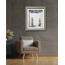 Between Earth and Sky Pebble Art Frame – Balanced Stone Artwork (#PB0009)