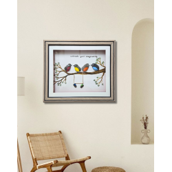 Unleash Your Originality Pebble Art Frame - Valentine Gift for Him | Handmade Gift for Men – Inspirational Stone Artwork (#PB0014)