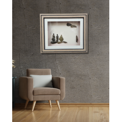 Moments of Togetherness – Stone Family Pebble Art Frame (#PB0016)