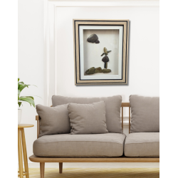 Little Moments of Happiness – Rain Pebble Art Frame (#PB0018)