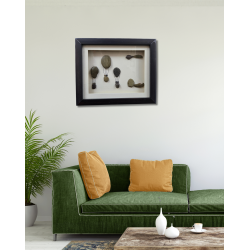 Dreamers in the Sky – Hot Air Balloon Pebble Art (#PB0027)