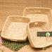 Handcrafted Sabai Palm Grass Binding Basket For Home & Kitchen | Fruits & Vegetable Set Of 3 | Lohri Di Mithaas – Traditional Winter Hamper