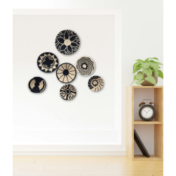 Sabai grass Wall decor (Set of 7)