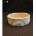 Bhartiye Crafts| Eco-Friendly Handmade Sabai Palm Grass Binding Basket|Odisha Artisans|Dimension (12*3) inches