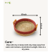 Bhartiye Crafts | Handmade Sabai Grass Round Tray with Wooden Handles | Eco-Friendly Basket| Odisha Artisans | Dimension- 8*3.5 (inches)