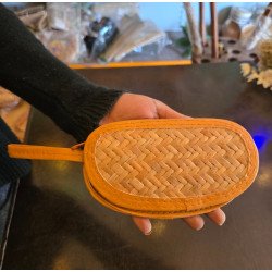 Handmade Sitalpati Mini Purse – Natural Fiber Small Sling Pouch for Women - #BSP0001