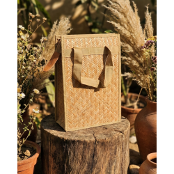 Shitalpati Lunch Box Bag | Natural Handcrafted Meal Bag (#BSP0014)