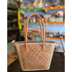 Shitalpati Designer Market Bag | Eco-Friendly Handwoven Bag (#BSP0011)