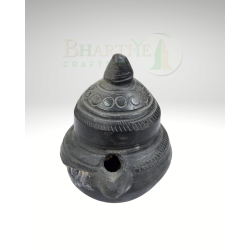 Handcrafted Black Pottery Diya - 4*3*3 Inch (#BBP0001-00)