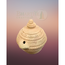 Handicrafted Terracotta Diya - 4*4*4 Inch (#TCB0001-00)