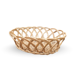 Bhartiye Crafts Fruit Kashmiri Wicker Basket Brown