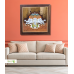 Mysore Rosewood Inlay Panchmukhi Ganesha Wall Art – Handcrafted Wooden Frame (#WP0043)