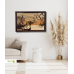 Mysore Rosewood Inlay Deer Drinking Water Wall Art – Handcrafted Nature Scene (#WP0027)