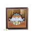 Mysore Rosewood Inlay Panchmukhi Ganesha Wall Art – Handcrafted Wooden Frame (#WP0043)