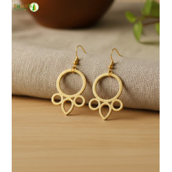 Bhartiye Crafts |Handmade Bamboo Earrings for Women | Tripura (Agartala) Artisans |Women's Special Bhartiye Crafts |Handmade Bamboo Earrings for Women | Tripura (Agartala) Artisans |Women's Special