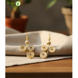 Bhartiye Crafts | Natural Bamboo Spiral Earrings for Women | Handmade Eco Jewelry by Artisans from Tripura (Agartala) |Women's Special Bhartiye Crafts | Natural Bamboo Spiral Earrings for Women | Handmade Eco Jewelry by Artisans from Tripura (Agartala) |Women's Special