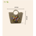 Bhartiye Crafts|Embroidered kauna Grass Handbag  with Floral Design | Eco-Friendly Handbag | Mainpur Northeast| Women's special