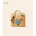 Bhartiye Crafts|Handcrafted Embroidered kauna Grass Purse | Eco-Friendly Women’s Bag | Mainpur Northeast| Women's special
